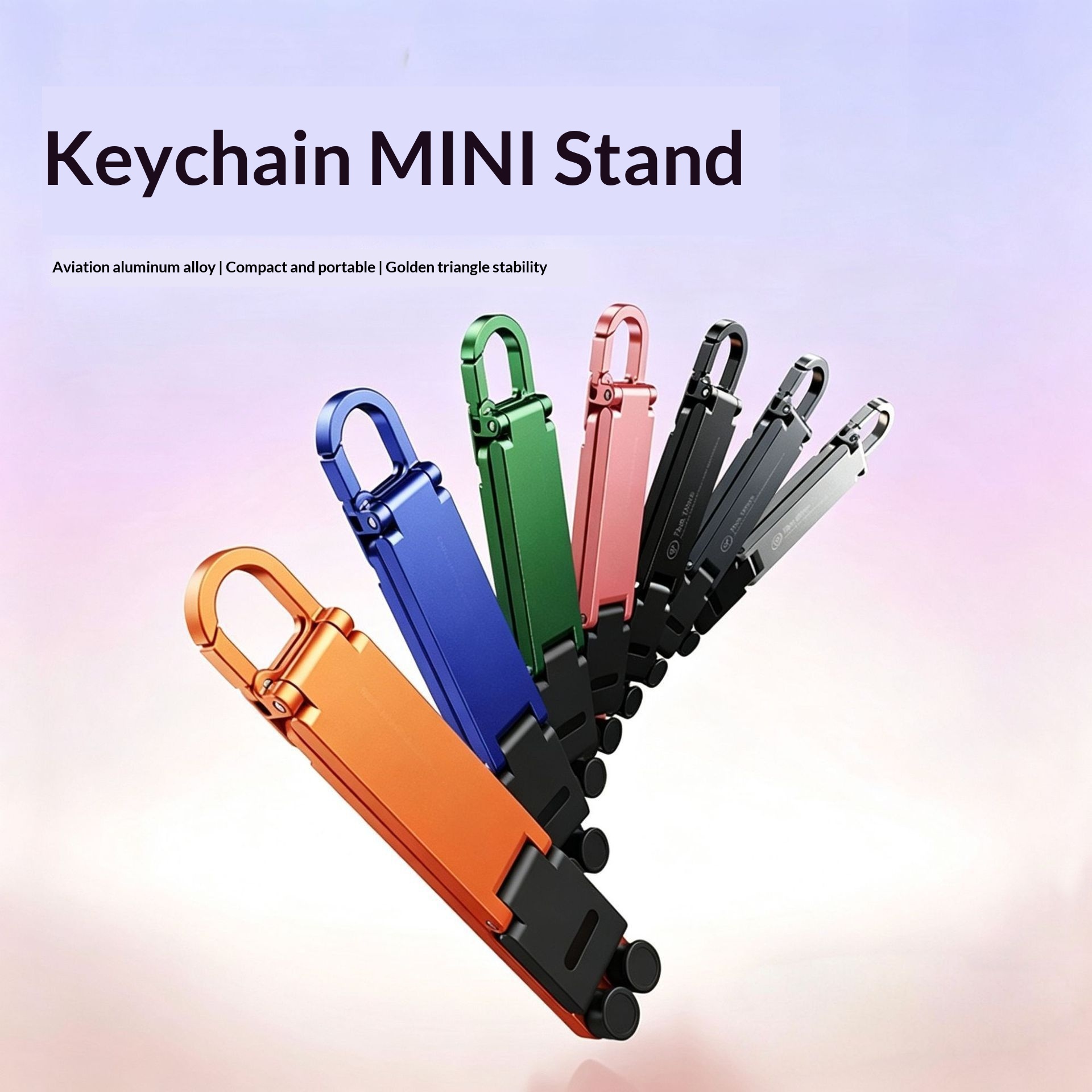 Mini Multi-function Keychain Hook And Desktop Phone Stand 6
