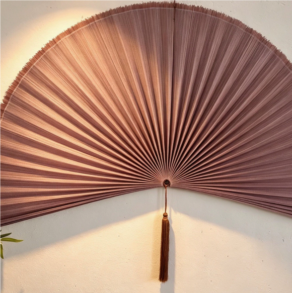Decorative Hanging Fan For Tea Rooms Wall-Mounted Craft Fan Creative Decorative Hanging Ornament - image 16