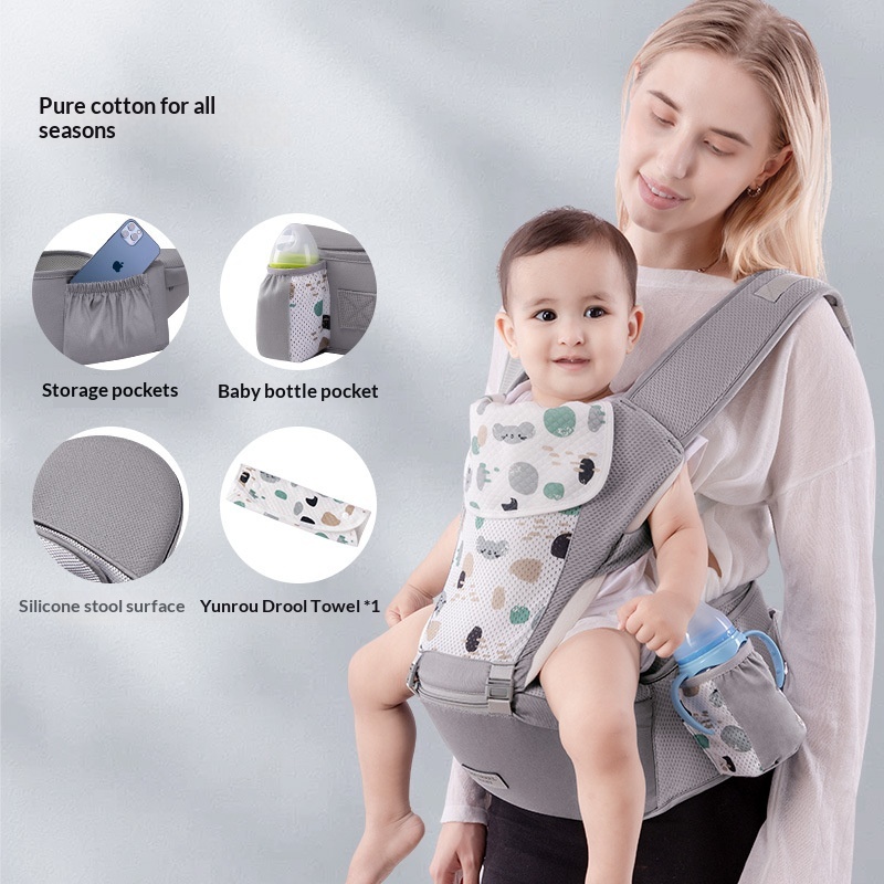 Baby Carrier Waist Stool Multi-functional Front-carrying Lightweight For Convenient Outings 7