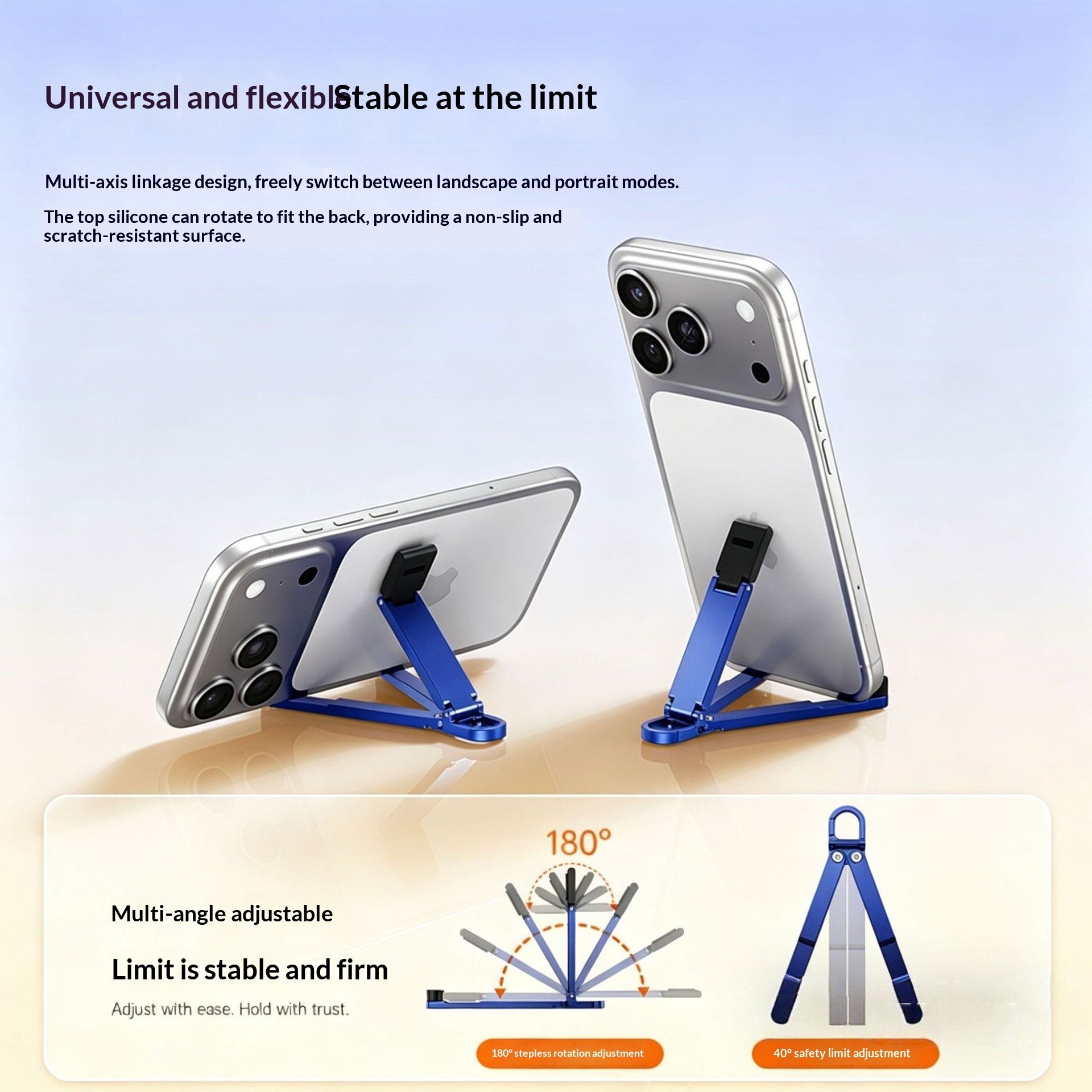 Mini Multi-function Keychain Hook And Desktop Phone Stand 5
