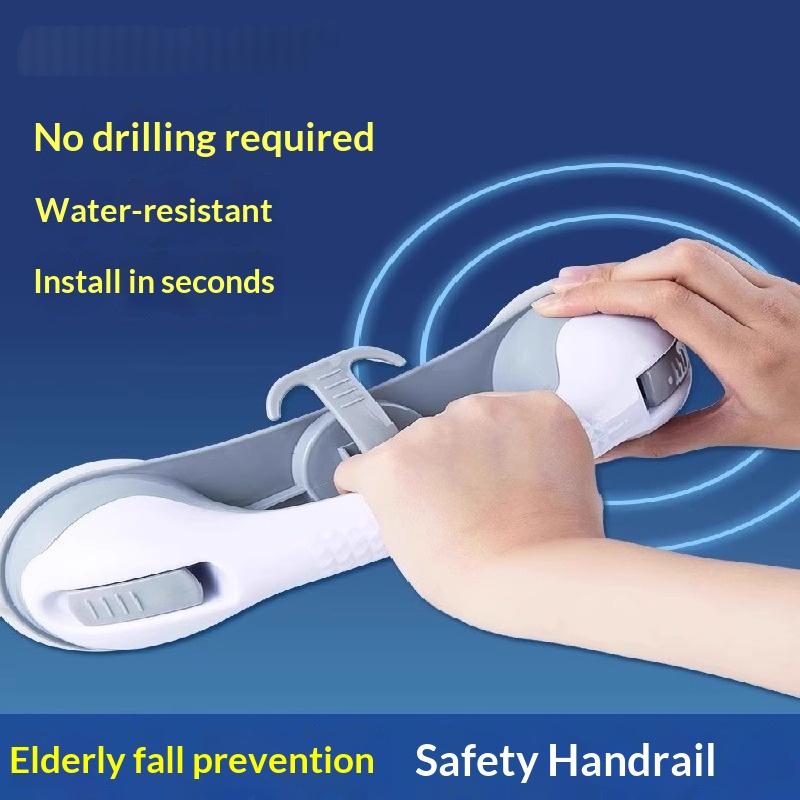 Home-use Suction-cup Bathroom Shower Grab Barno Drilling Required