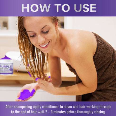 Purple Hair Mask Contains Keratin And Avocado Oil — foto 4