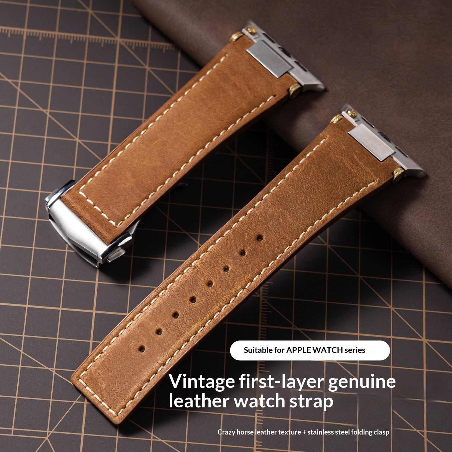 Folding-clasp Modified Metal Connector Watch Strap