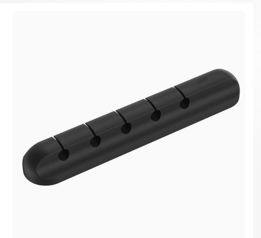 Organiseur de câbles silicone bureau 3 5 7 trous 2
