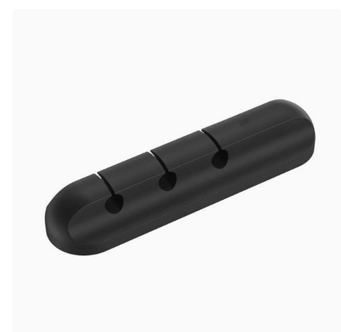 Organiseur de câbles silicone bureau 3 5 7 trous 7