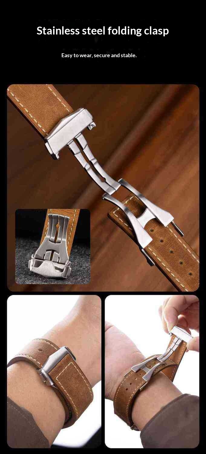 Folding-clasp Modified Metal Connector Watch Strap