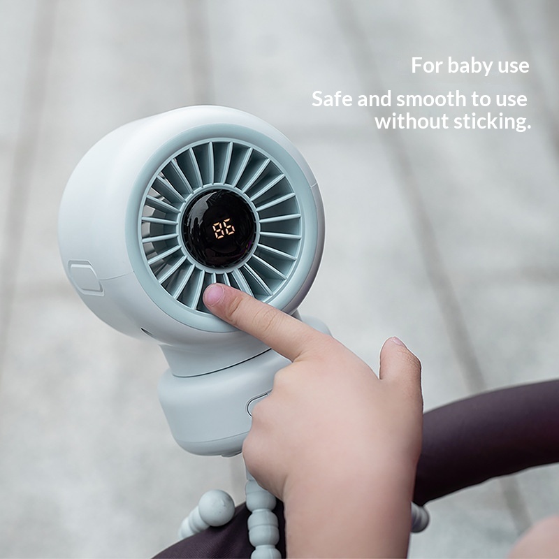 Baby Stroller Fan With A Swiveling Head Function 8