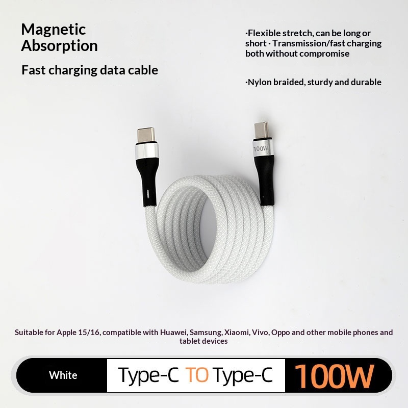 Magnetic Data Cable Organizer Fast-charging Cable Car Charging Cable 6