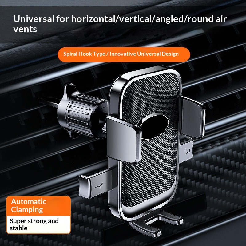 Car Air Vent Spiral Inverted Hook Multi-function Navigation Bracket For In-car Use 5