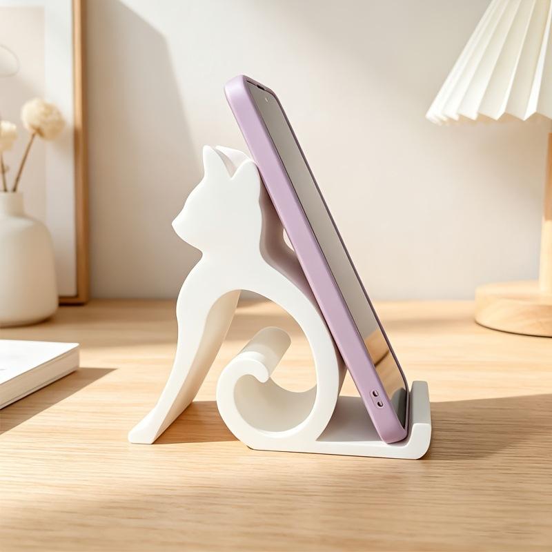 Cute Kitten Phone Stand Desk Decoration 2