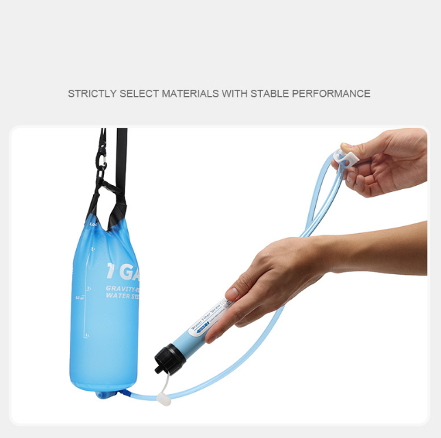 Gravity Water Filter Bag 6L Camping Water Storage — foto 3
