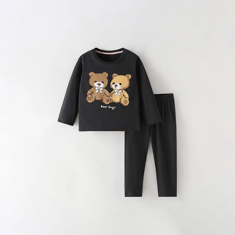 Children's Casual Round-neck Long-sleeve Set