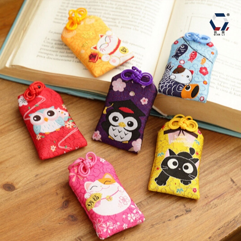 Talisman And Japanese Style Lucky Bag Cartoon Sachet Fortune Attracting Incense Pouch 2
