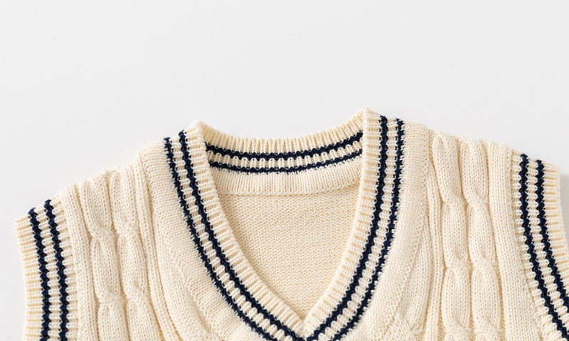Boy's Thick Needle V-neck Knitted Jacket — foto 2