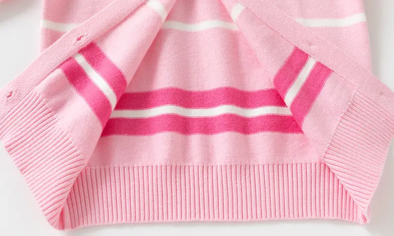Girls Single-layer Core-spun Yarn Sweater