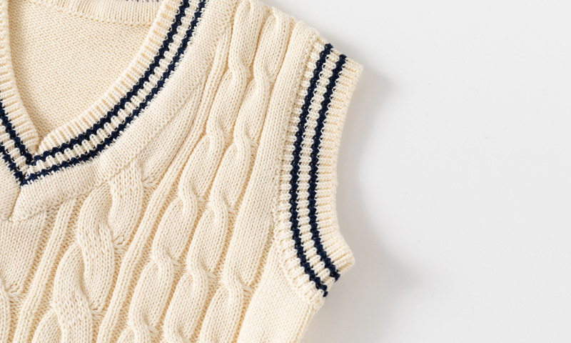 Boy's Thick Needle V-neck Knitted Jacket — foto 4