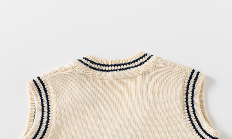 Boy's Thick Needle V-neck Knitted Jacket — foto 3