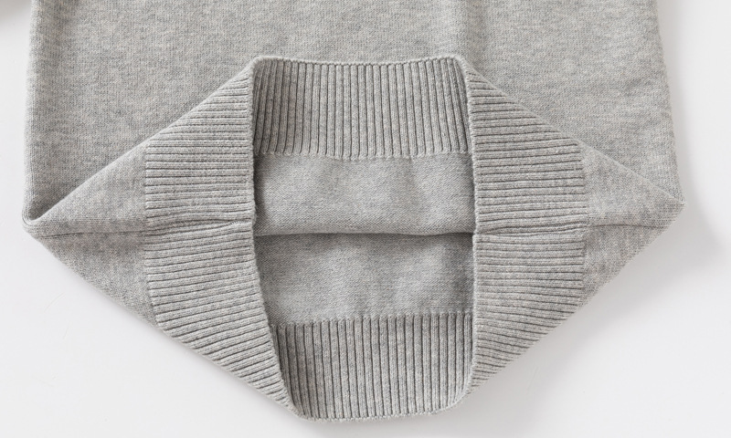 Girls And Boys Turtleneck Solid-color Sweaters — foto 2