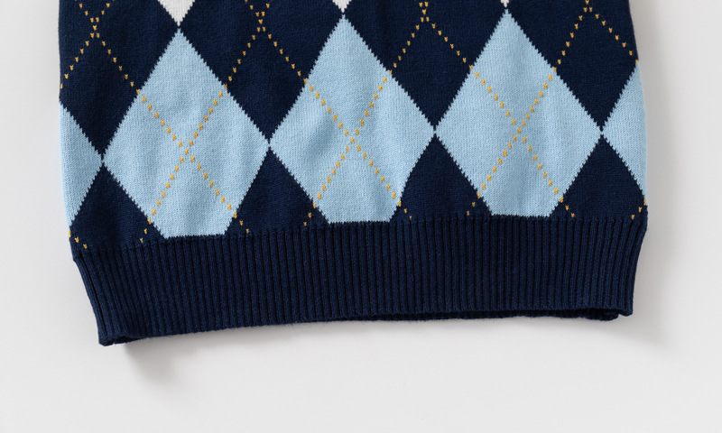 Boys Fashionable Lion-Embroidered Knitted Vest — foto 6