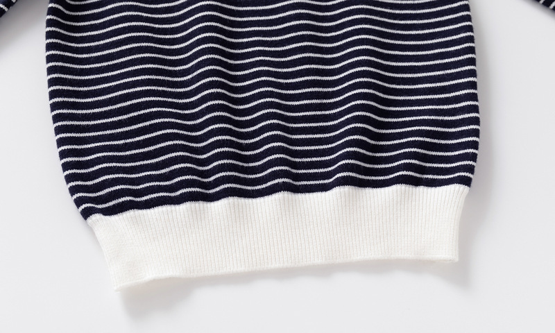 Boy's Thin Stripe Button-down Sweater — foto 3