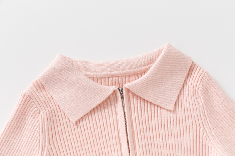AutumnWinter Childrens Clothing Girls Solid-color Sweater — foto 4