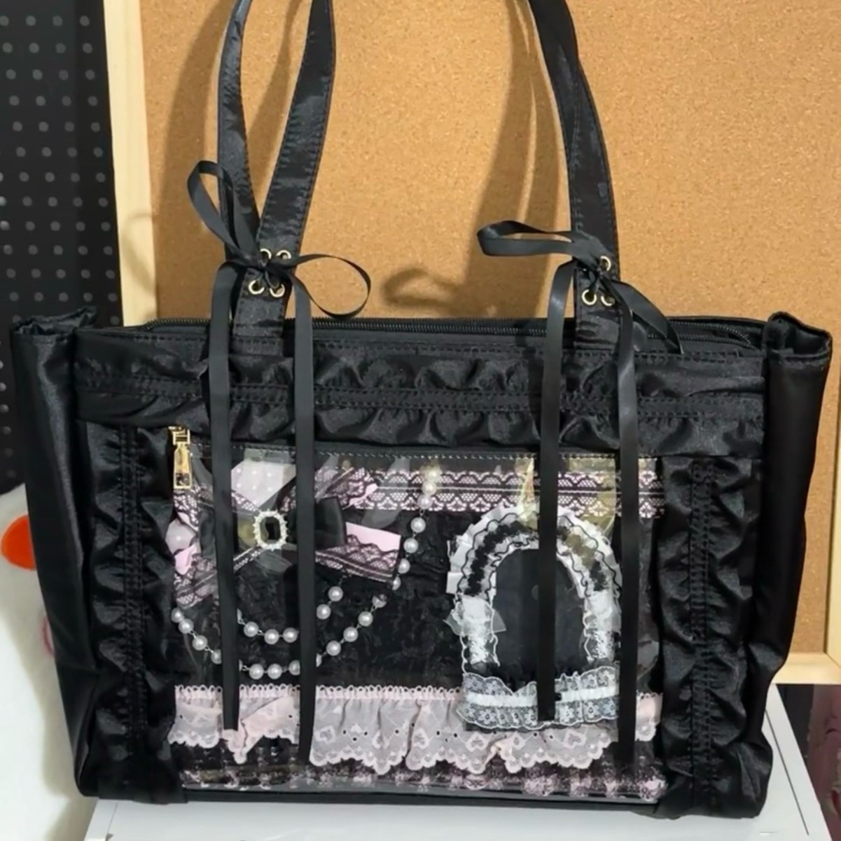 Womens Strap Bow Single-shoulder Bag