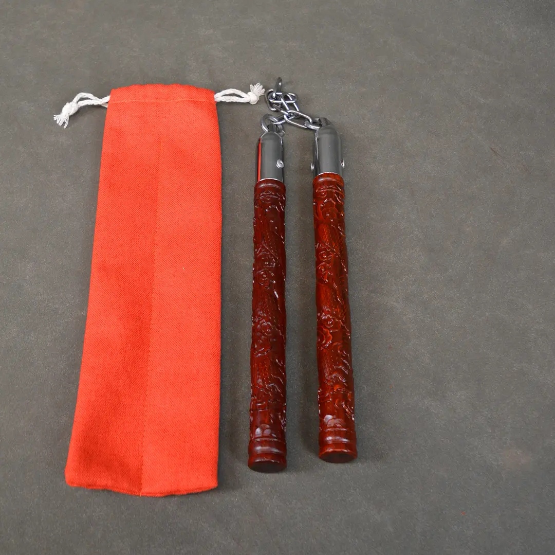 Rosewood Double-ended Stick Fitness Stick Two-section Stick