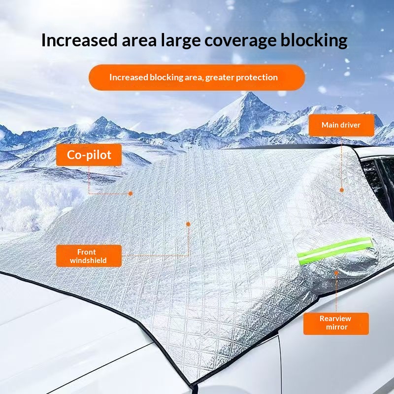 Car Snow Cover Front Windshield Cover Frost Protection 5