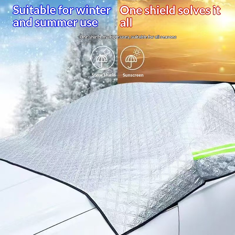 Car Snow Cover Front Windshield Cover Frost Protection 3