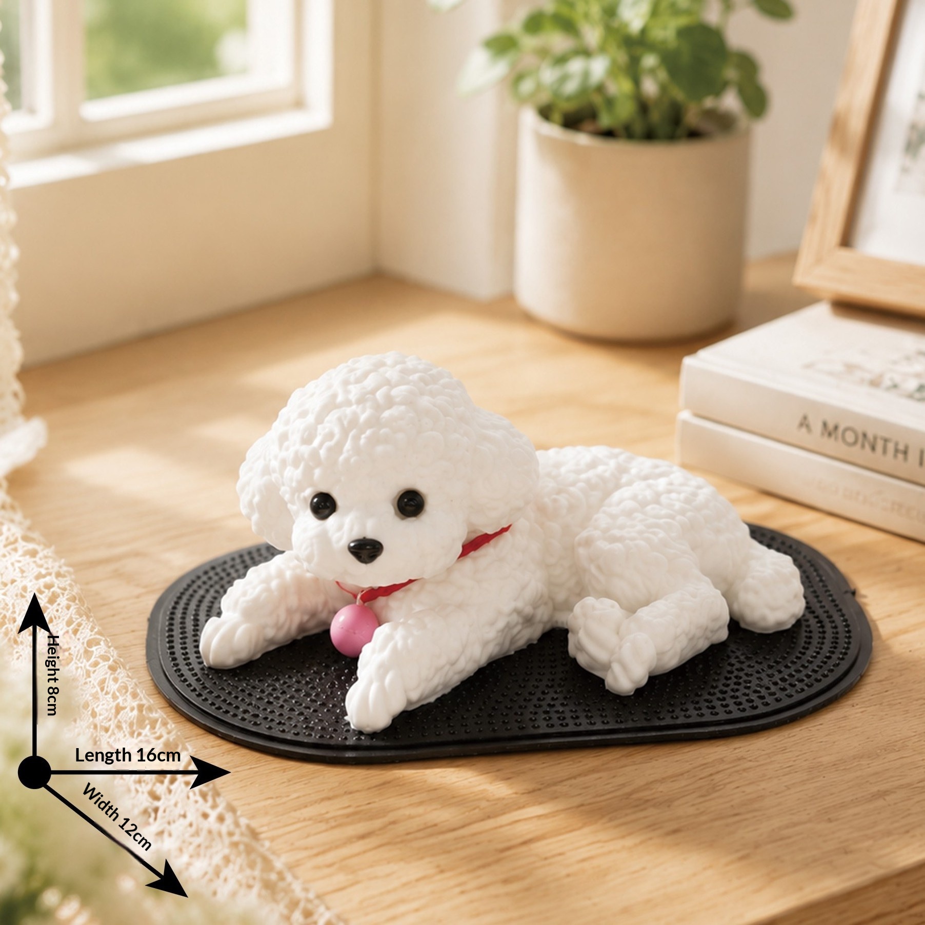 Cute Trendy Car Decoration A Bouncy Little Dog Figurine 2
