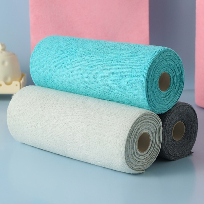 Wet-and-dry Degreasing Dishcloth
