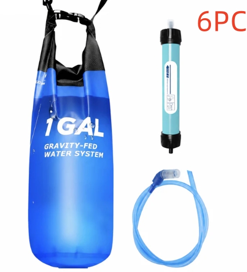 Gravity Water Filter Bag 6L Camping Water Storage — foto 8