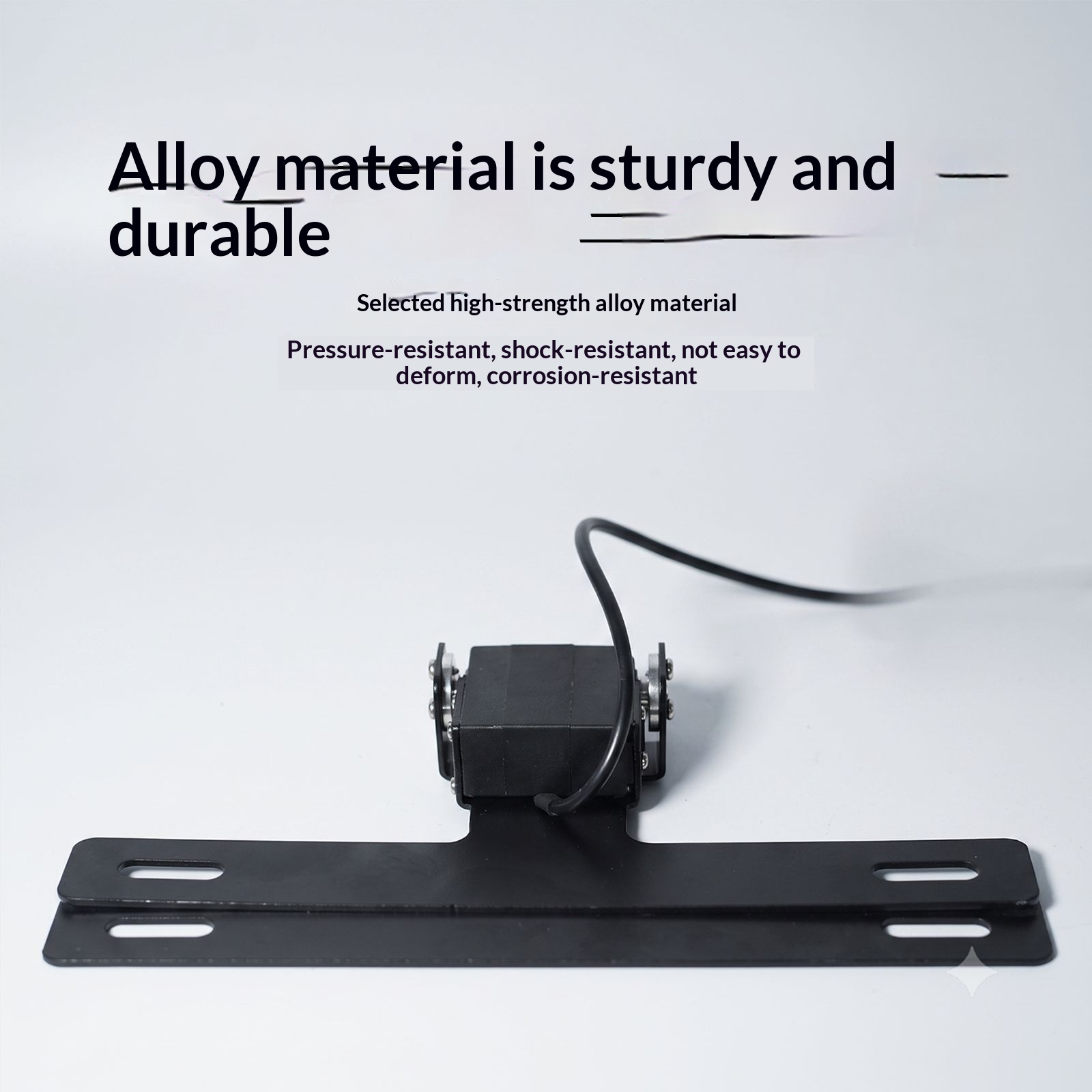 Motorcycle Modification Electric Folding License Plate Holder Universal Pedal Machine 2