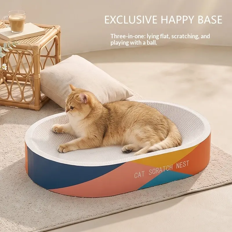 Cat Scratcher Bed Self-entertainment Toys