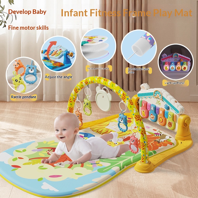 Baby Foot Piano Play Mat Early Education Musical Rattle — foto 9
