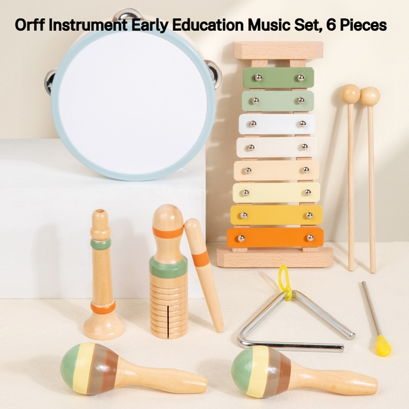 Wooden Educational Percussion Music Set For Toddlers — foto 4