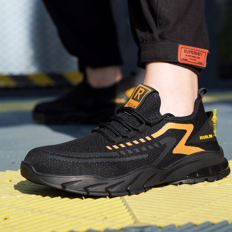 Anti-smash Anti-puncture And Breathable Safety Shoes