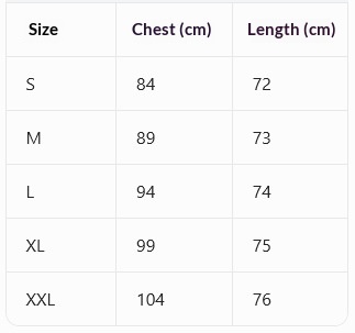 Size chart for Embroidered Halter Neck Maxi Dress