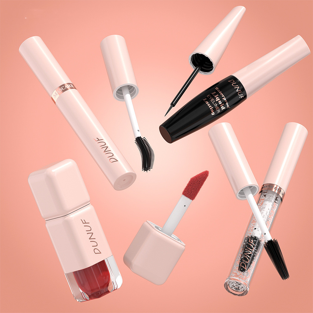 Mascara Liquid Eyeliner Lip Gloss Makeup Set