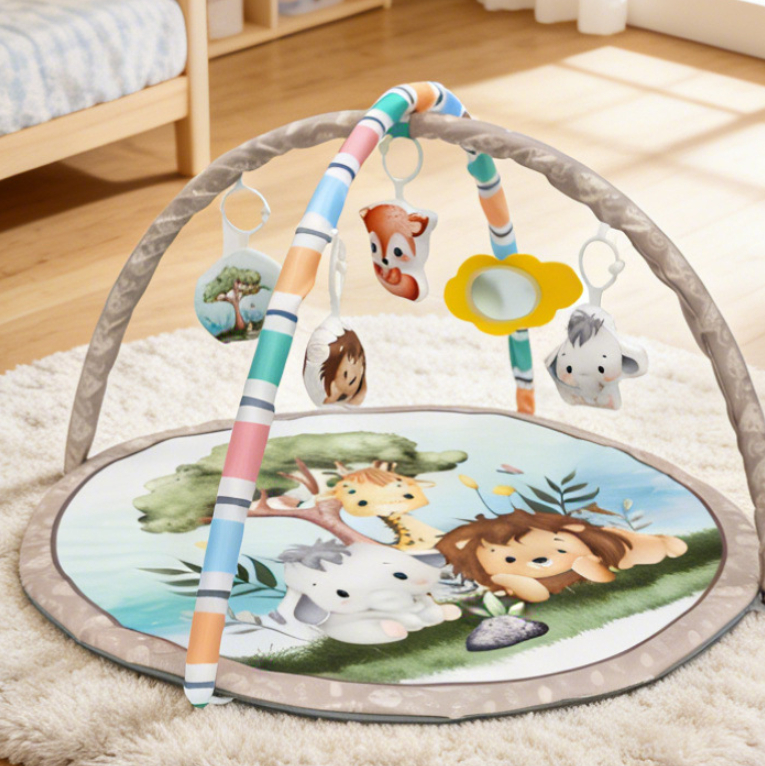 Baby Fitness Rack Round Play And Crawling Mat — foto 4