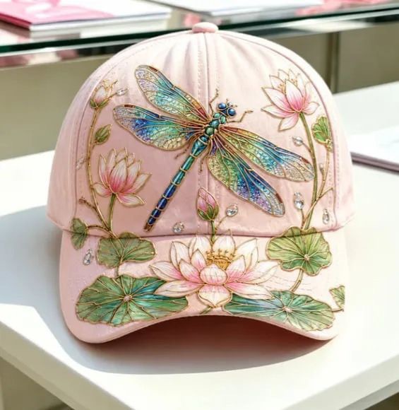 Printed Cap Peaked Cap Womens Korean-Style Printed Baseball Cap