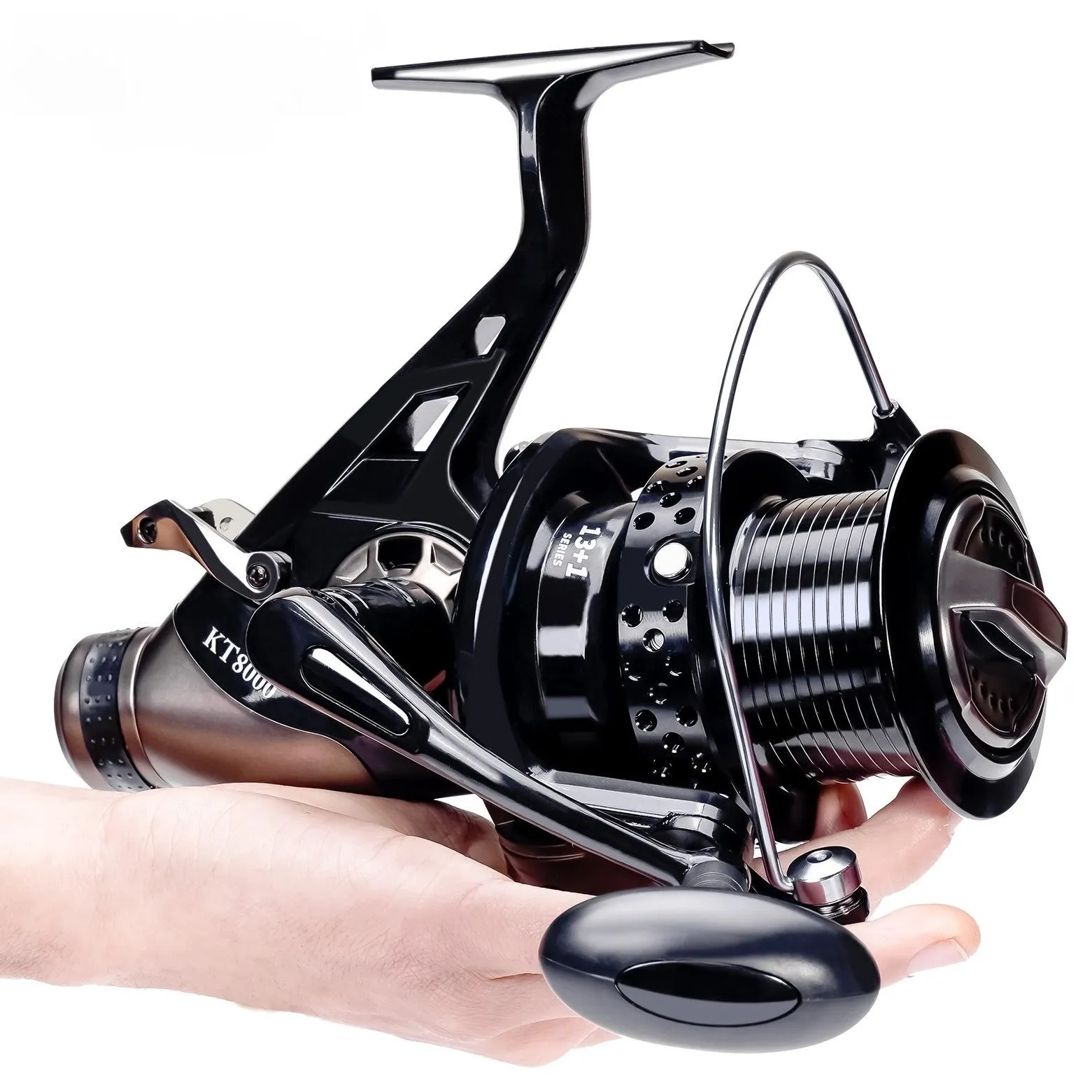 New SAMOLLA Front-and-rear Dual-brake Spinning Reel Carp