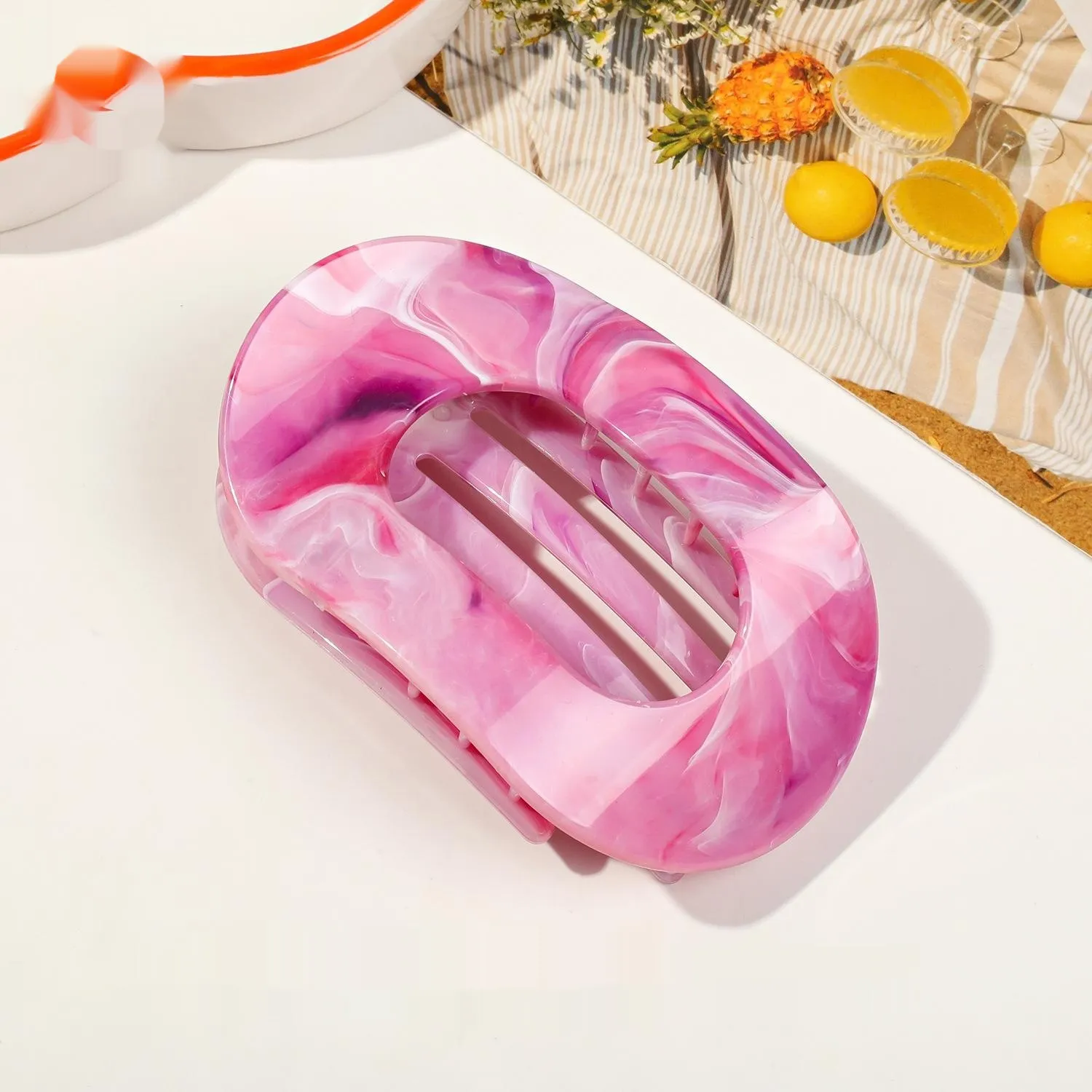 Hair Clip Tie Curved Ponytail Accessory