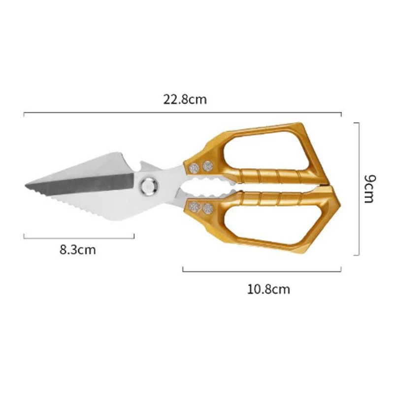 Kitchen Scissors Multi-functional Stainless Steel Household Scissors For Cutting Chicken And Fish Special Shears — foto 8