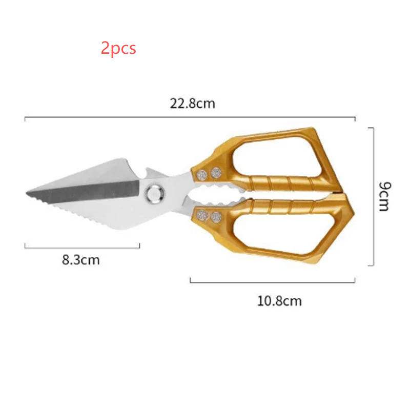 Kitchen Scissors Multi-functional Stainless Steel Household Scissors For Cutting Chicken And Fish Special Shears — foto 4