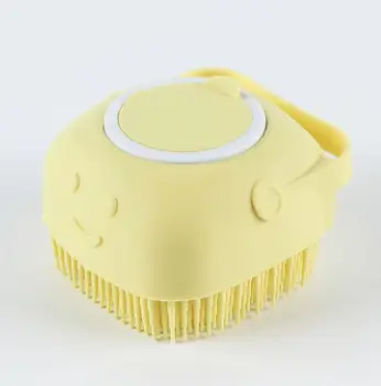 Silicone Dog Bath Massage Gloves Brush Pet Cat Bathroom Cleaning Tool Comb Brush