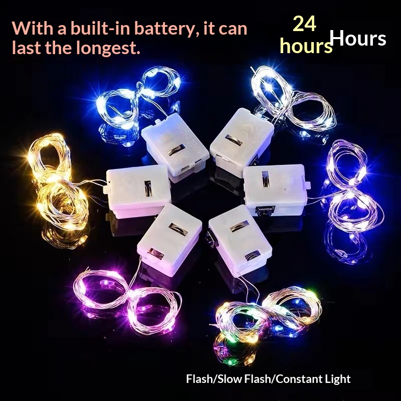 LED Small White-box Light Strip With Copper-wire String Lights