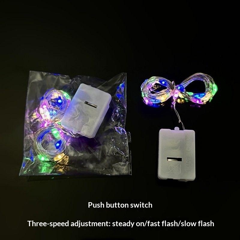 LED Small White-box Light Strip With Copper-wire String Lights