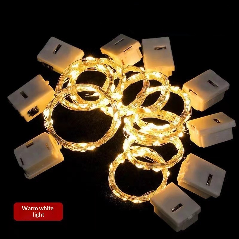 LED Small White-box Light Strip With Copper-wire String Lights