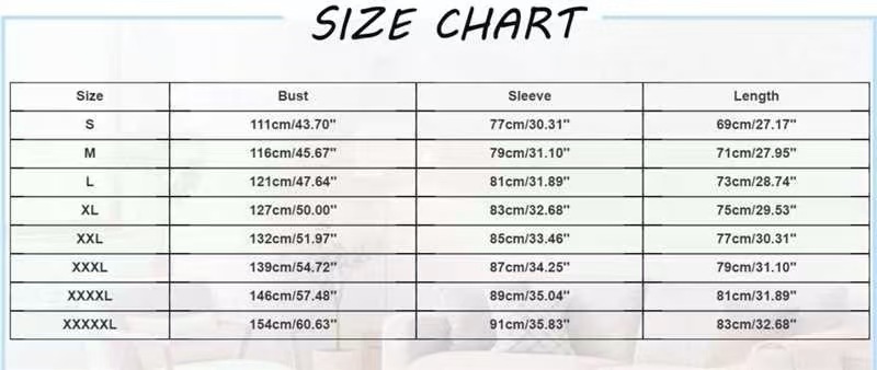 Men's Waffle-Knit Pullover Hoodie - Size Chart
